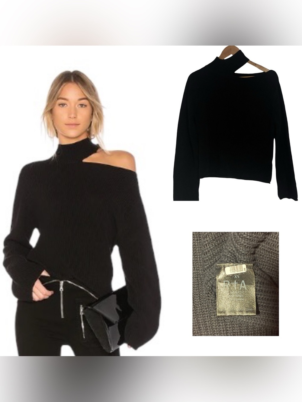 RtA Langley Cutout Sweater